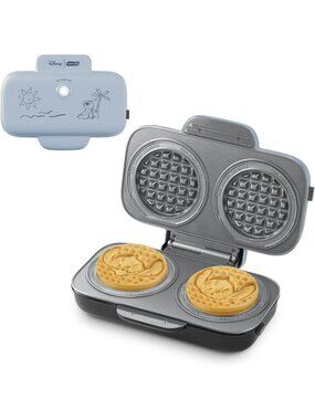 Double Mini Waffle Maker - Electric MultiMaker with Interchangeable Plates